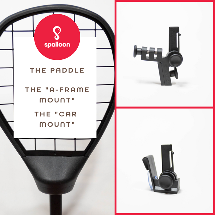 The parts behind the SPALLOON!
.
The Paddle is made so each insert can be easily put in and changed!
The "A-Frame Mount" fits perfectly onto any A- Frame sign by mounting a small piece onto your sign then easily sliding your Spalloon on and adjust for a … spalloon.co/2LEwoof