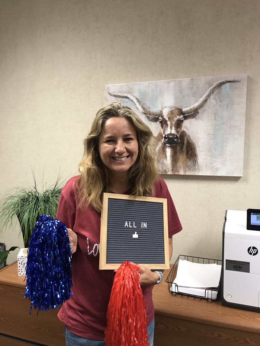 Done @ the W- Ts are set! 👊🏼 All In @ The W with Goal Setting Conferences! These teachers are ready to rock the growth! 💙 Great job #LonghornNation ! #wilmeth #mymisd  <a href="/msfreeman100/">Emily Black</a> <a href="/5thgradeiscool/">Mrs. Newsom’s Learners</a>