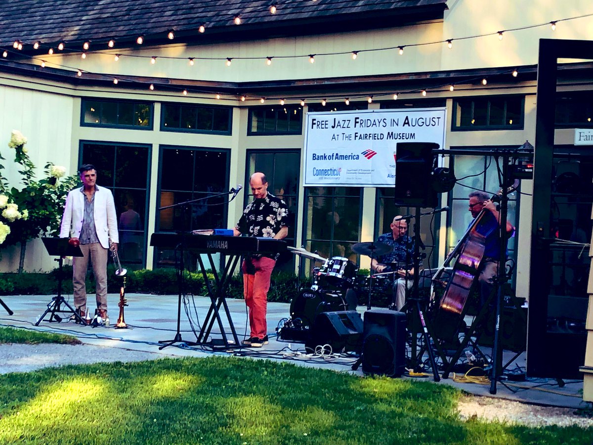 CeceSaglimbeni's tweet photo. Wonderful night at the Fairfield Museum Jazz Nights sponsored by Bank of America @BankofAmerica #SupportTheArts #Fairfield #FairfieldMuseum #JazzFridays #JazzLovers @RobynTweeters https://t.co/7lESTyWCqc