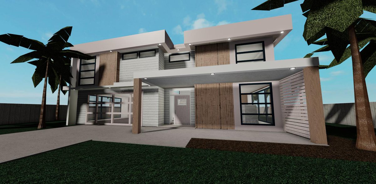 roblox modern house