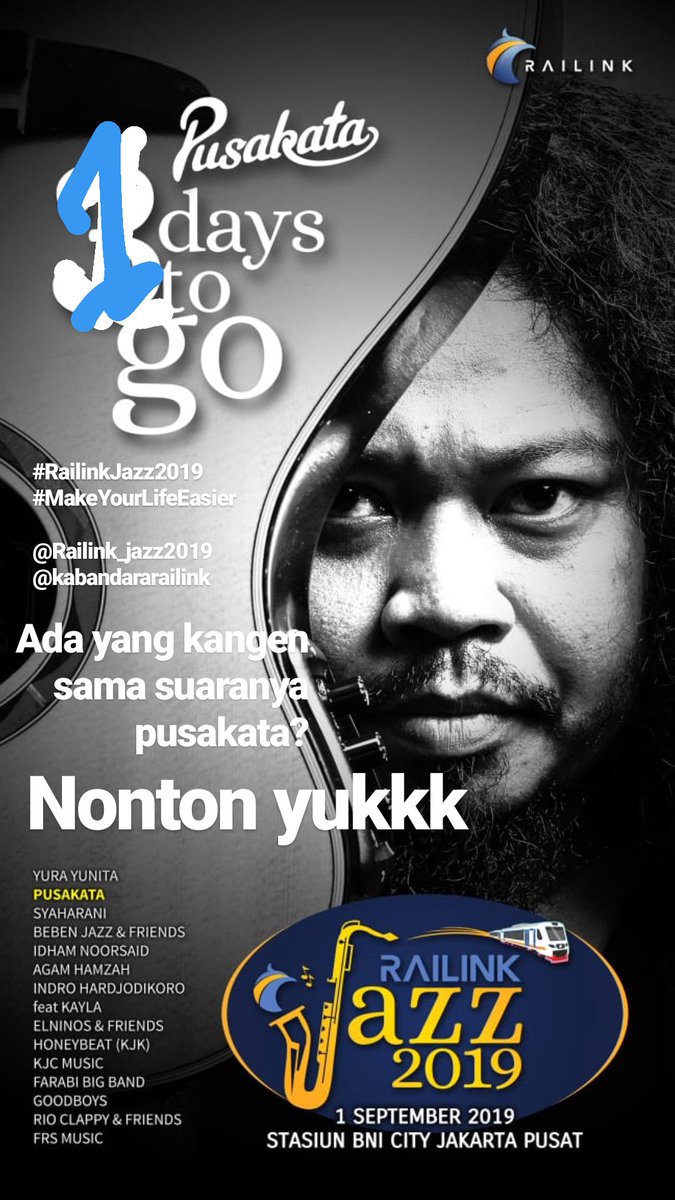 Kangen sama suaranya Pusakata, kesini kuy....

#RailinkJazz2019 #MakeYourLifeEasier

@RailinkARS besok ketemu yaaak <a href="/tuty_utut/">Tuty Queen</a> <a href="/AriefPokto/">Ariefpokto</a> <a href="/Negeri_Sendiri/">Negeri Kita Sendiri</a> <a href="/nursaidr_/">nursaidr | Blogger Jakarta</a> @UwanUrwan