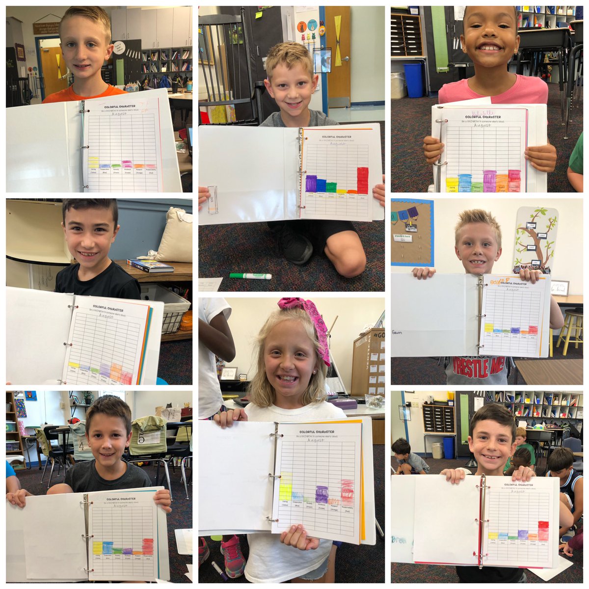 These sweet kiddos earned their stripes for the month of August!