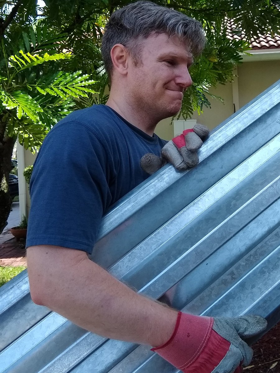 No animating today. After pushing to hit a crazy tight deadline, now I'm hanging hurricane shutters and trimming palm trees to meet Dorian this weekend! #FloridaLife #AnimatorLife