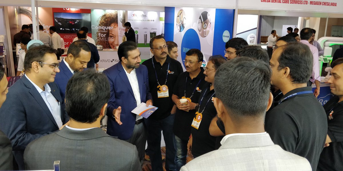 iFiximplants's tweet photo. @iFiximplants booth is abuzz with visitors. 

The response is overwhelming and being the only Made In India brand is surely the talk of the conference. 
#goldsponsor #ifix #impllife #impl #dentalimpants #Madeinindiafortheworld #dentistry @saching00182525 @impllife @IITPLPinnacle https://t.co/jTL1kQwbbD