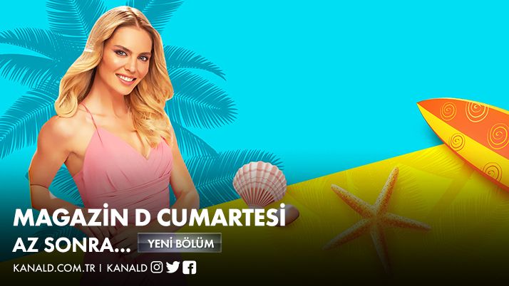 KanalD's tweet photo. Müge Uzel'in sunumuyla  #MagazinDCumartesi az sonra başlıyor! @MugeUzel https://t.co/vXs0zMwQ8v