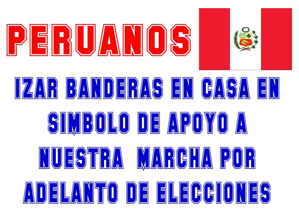 TODOS LOS PERUANOS,,,,,,
,,,,,,,,,,,,ESTE 5 DE SEPTIEMBRE,,,,,,,,,,,,,,,,IZAR  BANDERAS DESDE SUS CASAS ,,,,,,,,,,,EN APOYO VIRTUAL PERU 🇵🇪💪👍🇵🇪💪👍🇵🇪💪🇵🇪