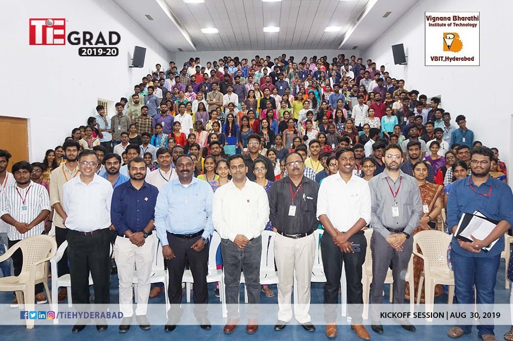 TiEHyderabad's tweet photo. Appreciate your Mentorship ! Bhanu Prakash Varla, @GraylogicTechnologies our TiEGrad 2019-20 #Bizideatournament' event chair &amp; ⁨ Shreeram Iyer, @SpotFlocK Technologies⁩ our #BizCoach was launched #TiEGrad Program at #VBIT along with our #IdeaCoach Prashanth Rao,  @Wozart_Global https://t.co/xGIRIZaDLt