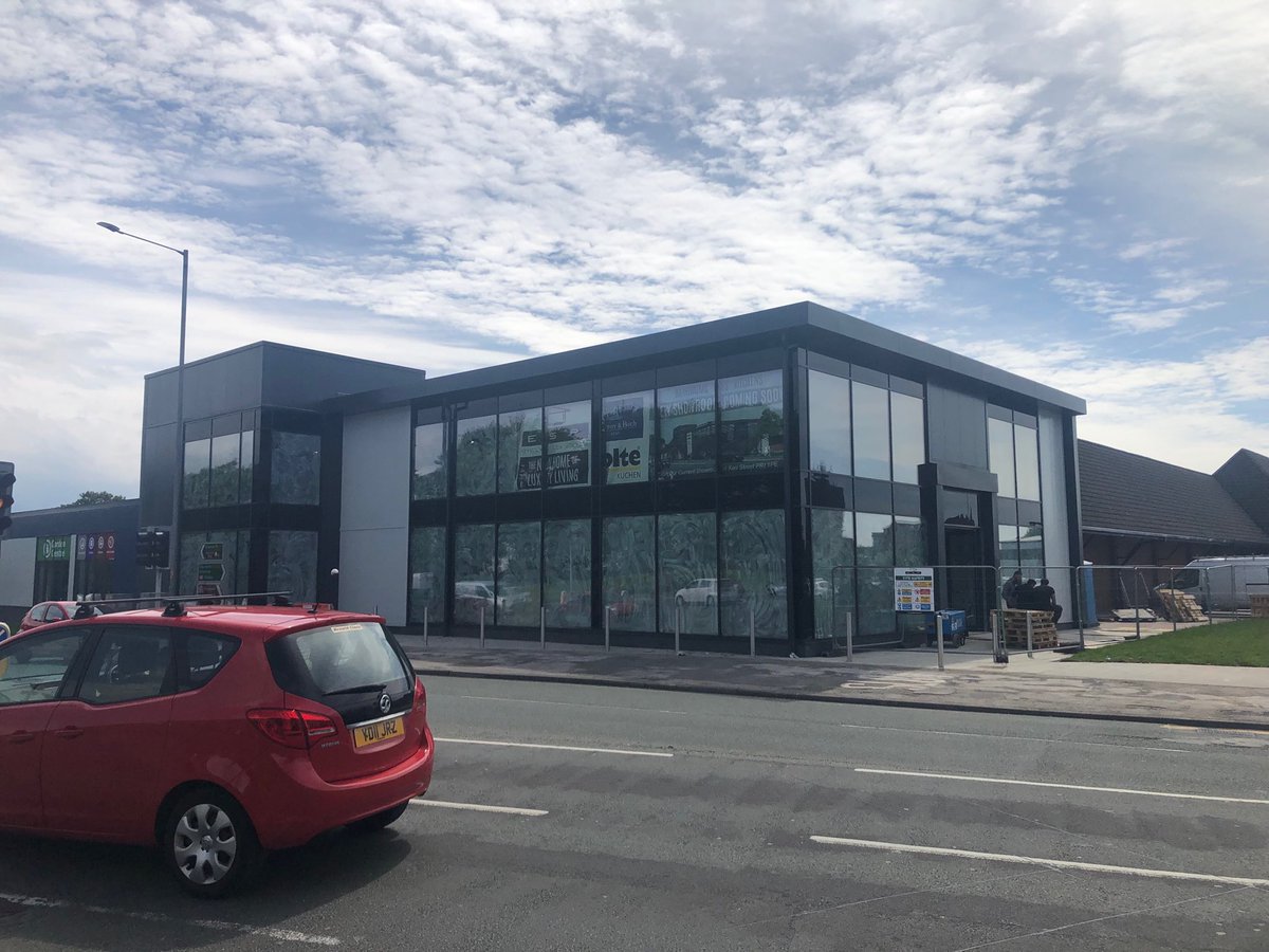 New retail unit completed and handed over in Preston #construction