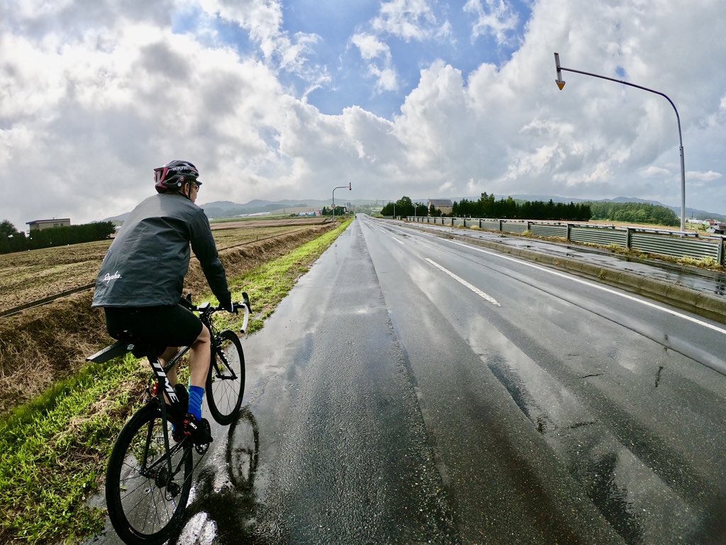 雨ザーザーだけど
これぞ北海道！