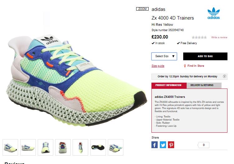 adidas zx 4000 4d the boost lab