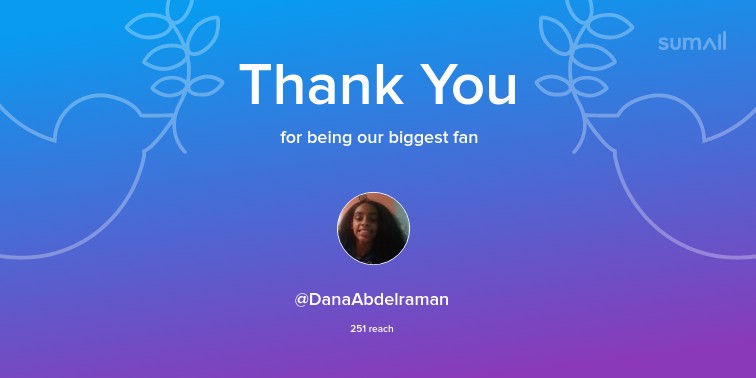 martineztwin_'s tweet photo. Our biggest fans this week: DanaAbdelraman. Thank you! via https://t.co/Y6g5SVKq9b https://t.co/jLlUXveBYr