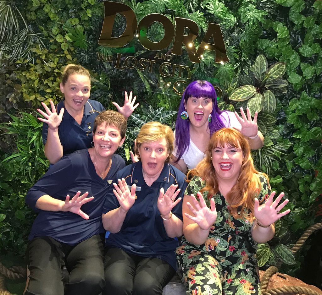 The big people at the Dora premier.  Thank you to SUPERDREAM for the opportunity. You made 100 Girl Guides very, very happy.