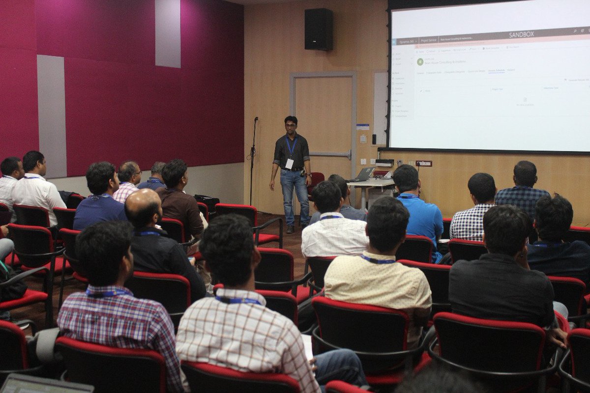 CsharpCorner's tweet photo. Track 2: @priyesh_wngman7 is now up to talk about #D365 For Project Service Automation (#PSA) at @CsharpCorner Hyderabad DevCon19! https://t.co/PtlA7P2UiF #HyderabadDevCon19 https://t.co/265320isWe