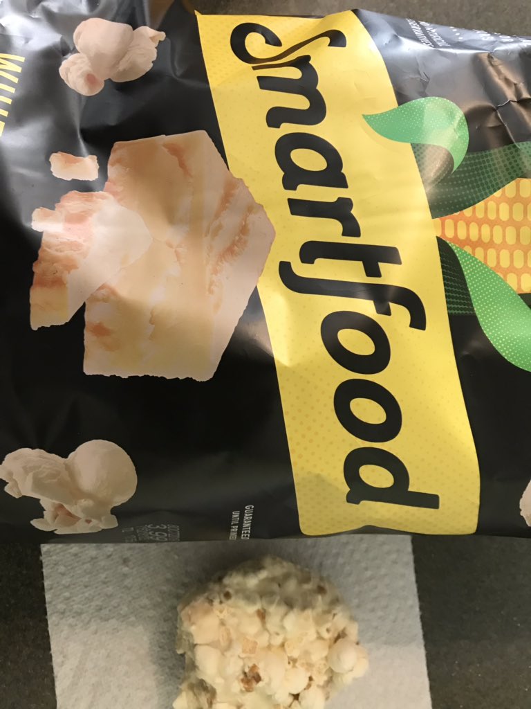 graystem's tweet image. Wow!!! The biggest popcorn ball fresh out the bag!