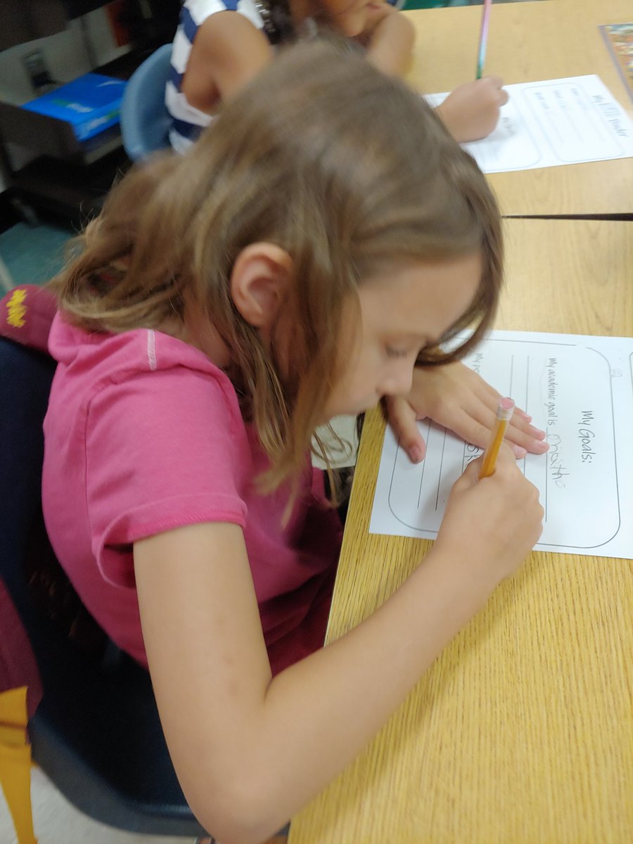 Working hard on writing our AVID academic and personal goals this week!#VogelESISD #VogelAVID