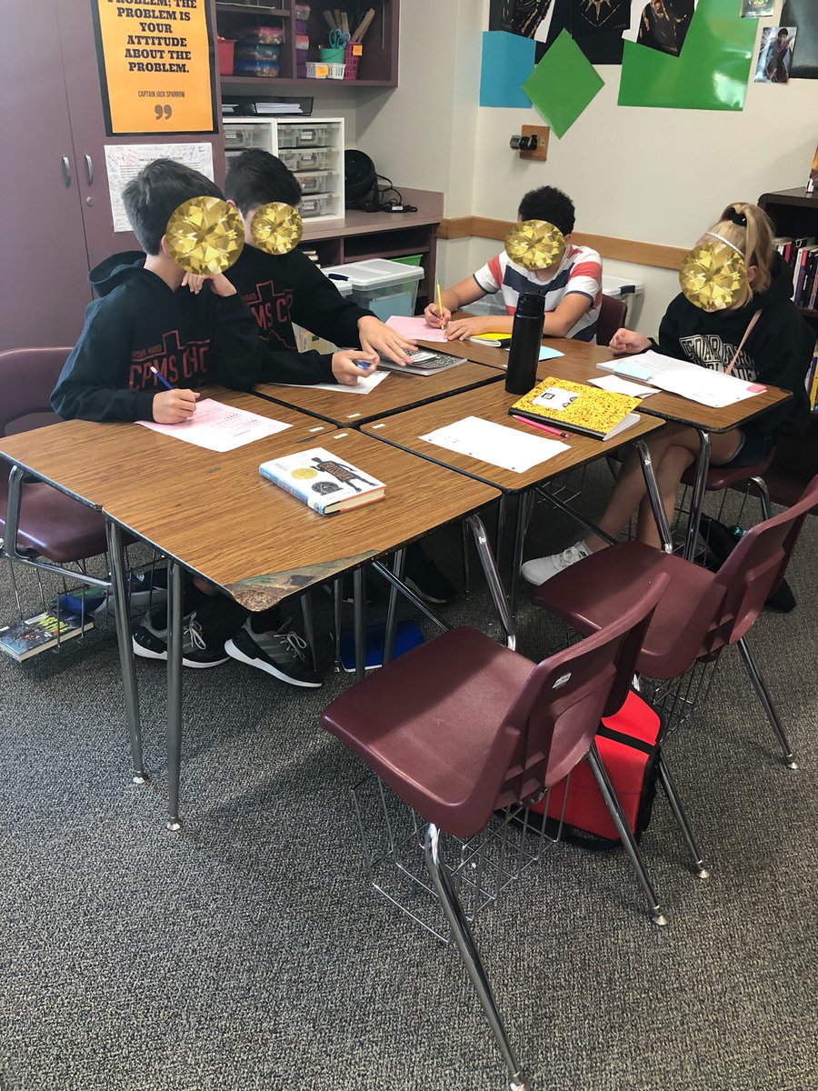 reed_michele's tweet photo. My little gems sharing and reflecting on their #sr4a ! Excellent launch to a long weekend! #leanderwrites #leanderreads #mycpms @ELASeelig @jennabramson https://t.co/VlAvmfCP1R