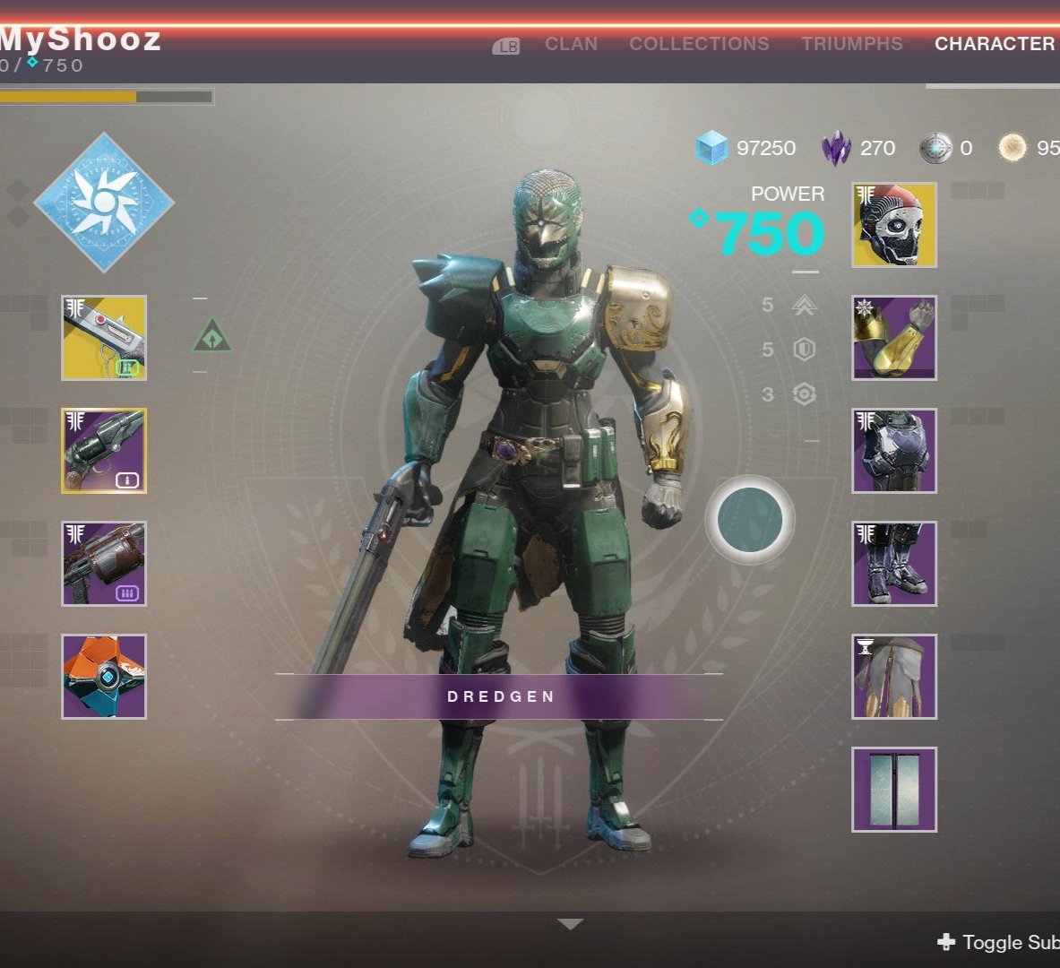 GooInMyShooz's tweet photo. Well I hope your happy, time to be toxic as fuck in Iron Banner. One eyed Mask, bottom tree Striker titan, 4 super mods, the Chaperone. You brought this one yourself. 
#destiny2 #Destiny2Forsaken #ironbanner https://t.co/LZ9yWB2BpV