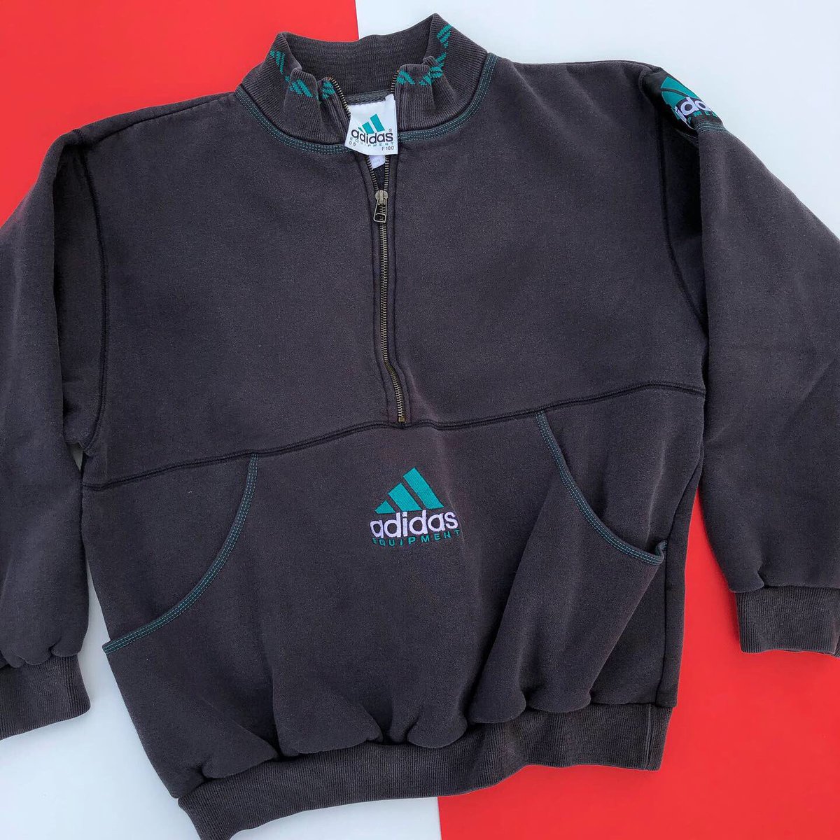 Vintage Adidas Equipment Half Zip 