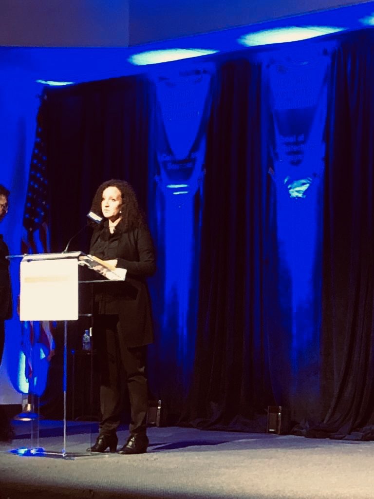MaDelSignore's tweet photo. It’s an honor to receive the ‘Presidential Engagement Award for Integration of Technology for Engagement of Student Learning’. Thanks @nyit @NYITArchitect for the Award. #nyit #nyitarchitecture #technology #architecture #marcelladelsignore https://t.co/pzeq4JhX4B