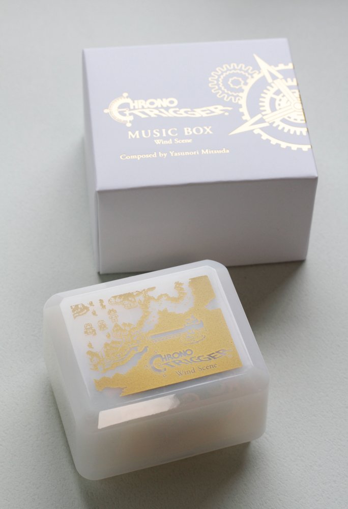 Square Enix Music 物販情報公開中 会場限定グッズより オルゴール見本が届きました 風の憧憬 Chrono Cross 時の傷痕 をそれぞれ収録 箱の質感にもこだわりました コンサートの思い出にどうぞ Chrono Orchestra 時を渡る翼 Chrono