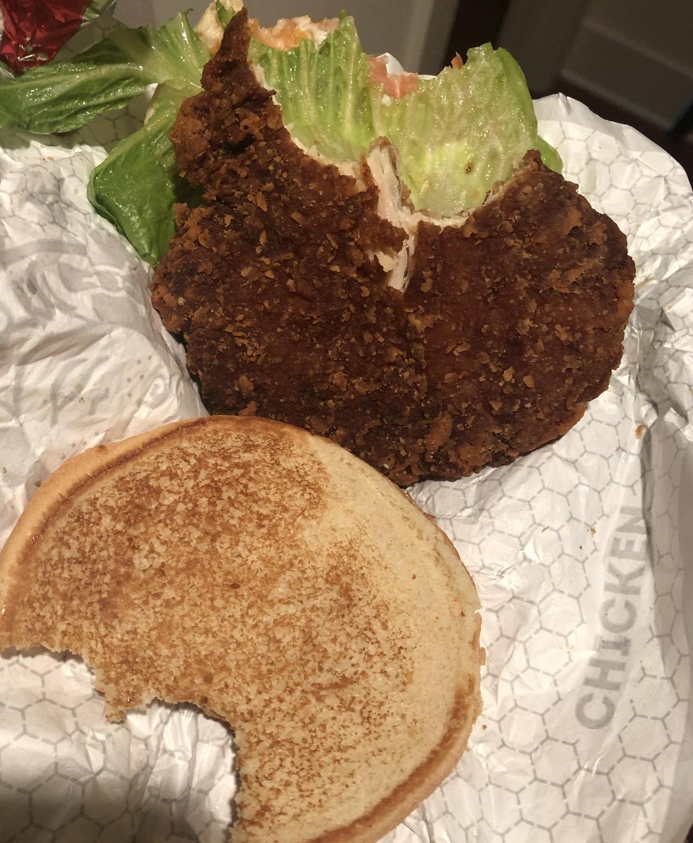 leightonching's tweet photo. @Wendys with all the news about the @PopeyesChicken and @ChickfilA  sandwiches, did you guys forget how to make a chicken sandwich? Also - your employees at ATL Piedmont location need to be trained in customer service. https://t.co/ZfxaG4L2ht