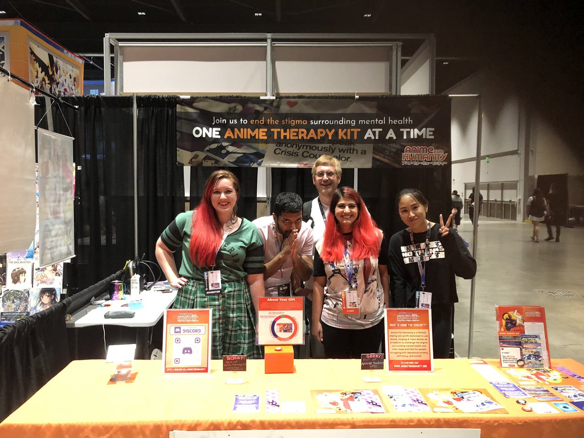 Anime4Humanity's tweet photo. Thank you to @erinsteeby and all who participated in the amazing charity stream 😭

Thank you all for helping us connect people to help and be a source of hope through our #Anime Therapy Kit 🧡 https://t.co/lIocPaYXQb
