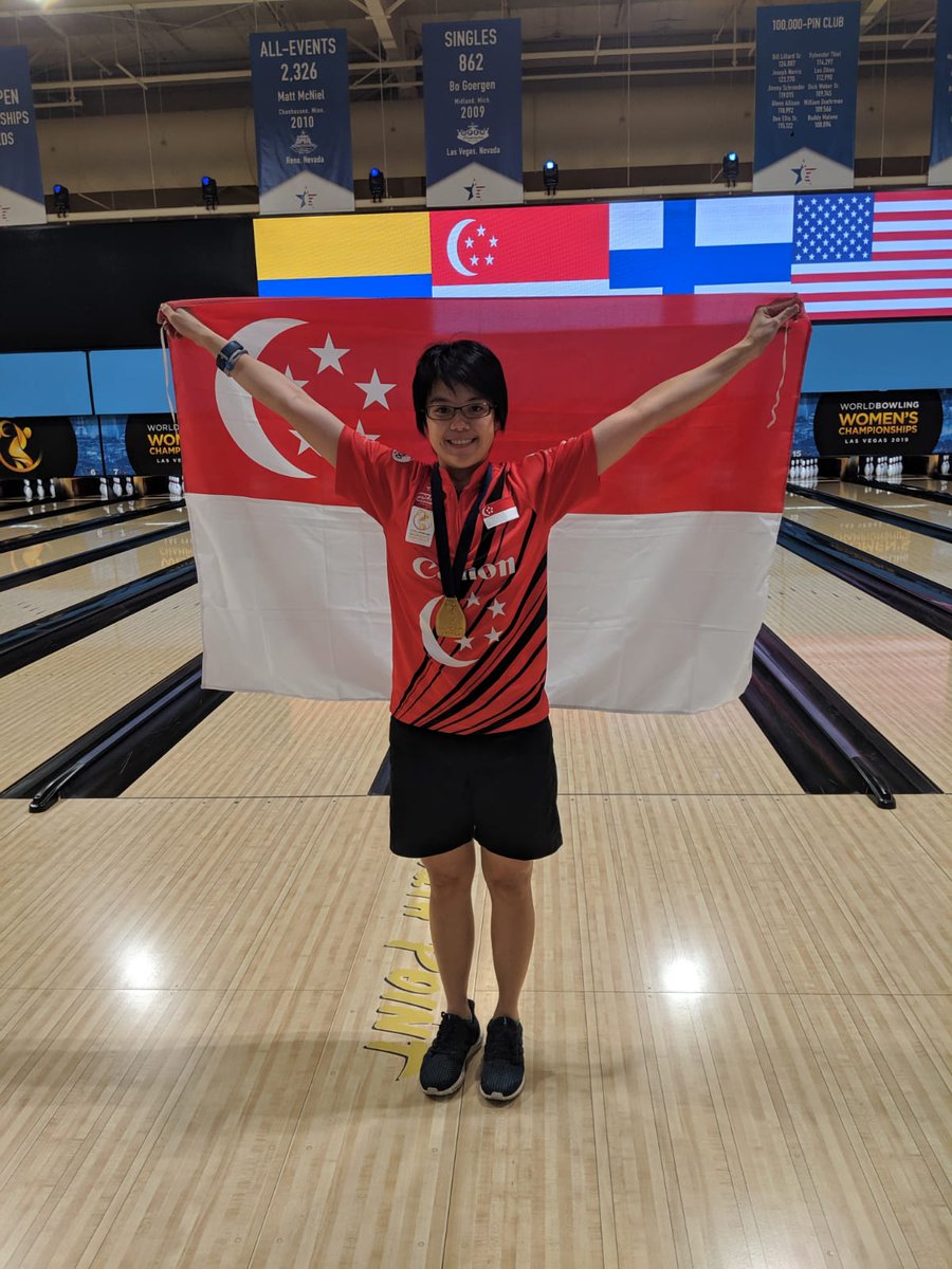 STsportsdesk's tweet photo. #Bowling: #Singapore's Cherie Tan wins historic first World Bowling Women's Championship Masters title https://t.co/HMY4d2z1HG #WBWC2019 #OneTeamSG https://t.co/xGObql0aLX
