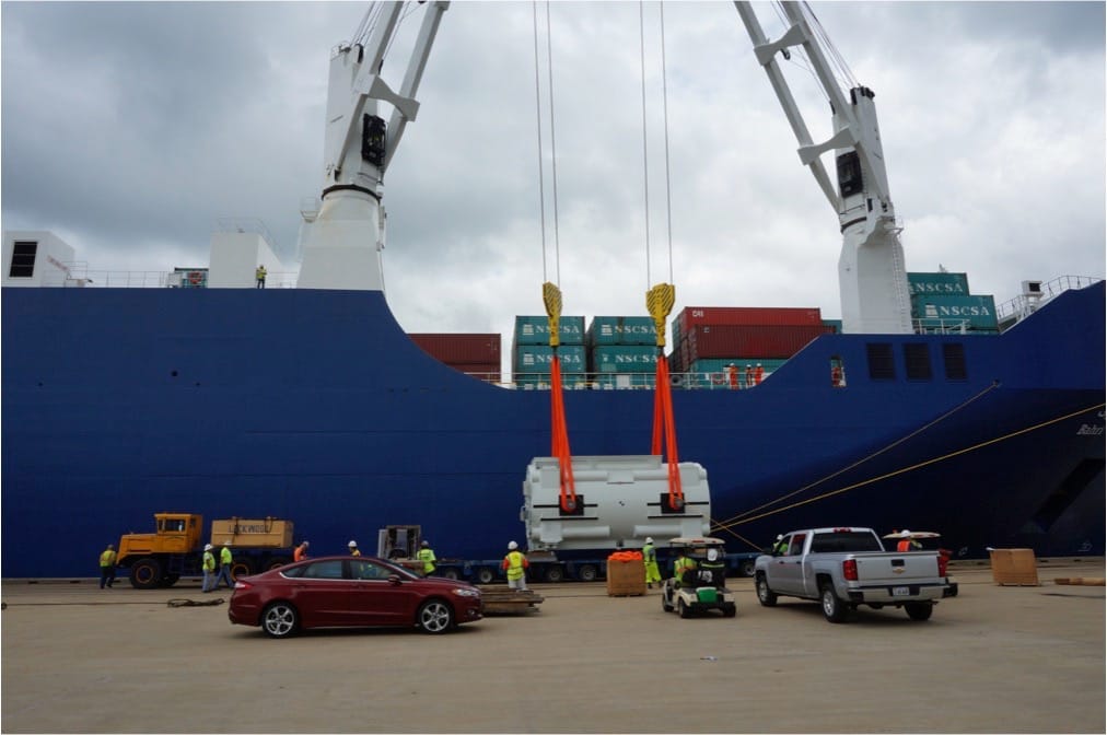 Officially it was known as / Saudi National Shipping Company. (( NSCSA)) Since 1979 - 40 years, it transports all kinds of goods by sea on multi-purpose vessels.