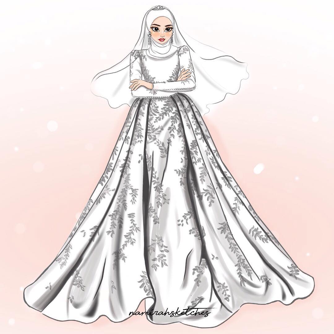 Bride And Groom Muslim PNG Transparent, Beautiful Hijab Bride And Handsome  Groom Wearing Muslim Soft Cream Wedding Dress Suit Holding Hand  Illustration, Wedding… | Wedding dress illustrations, Bride and groom  cartoon, Handsome