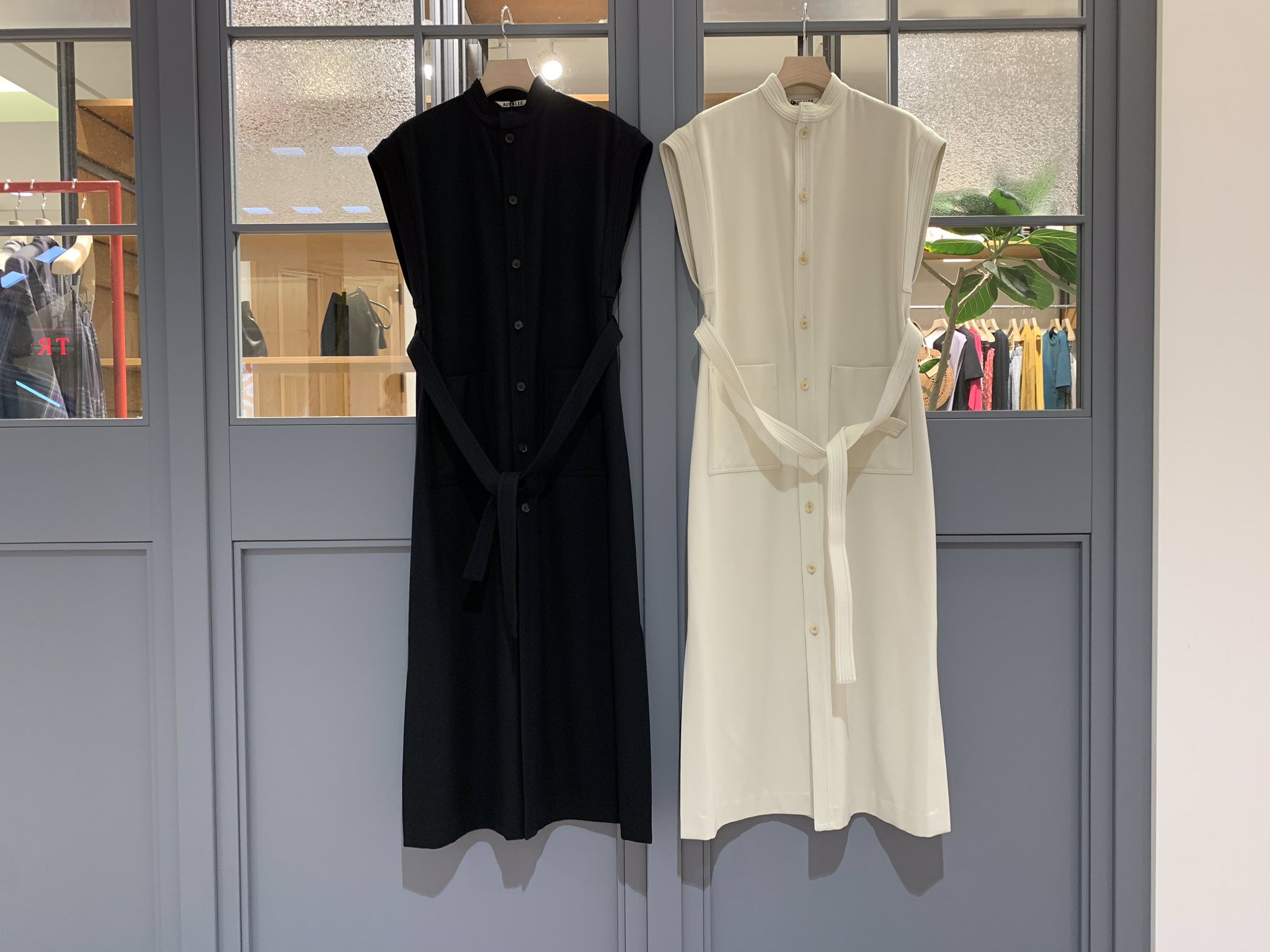 ワンピース AURALEE WASHED CAVALRY TWILL ONE-PIECE 1 AURALEE】WASHED CAVALRY TWILL ONE-PIECE レディース
