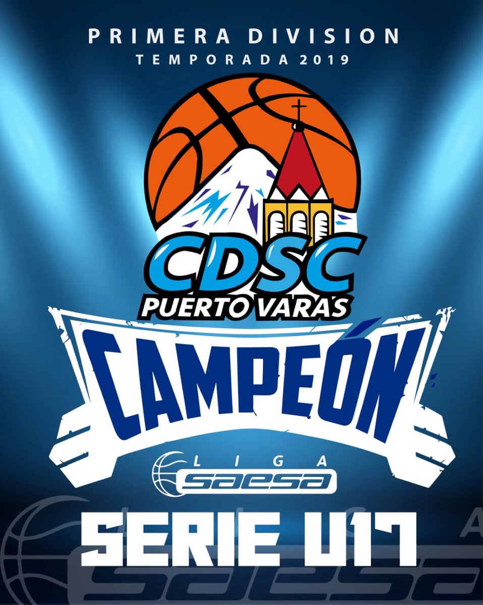🏆🥇 <a href="/ligasaesa/">Liga Saesa 🏀</a> reitera sus felicitaciones al <a href="/CDSCPuertoVaras/">CDSC Puerto Varas</a>, campeón de la serie U17 en Primera División de #LigaSaesa 2019.