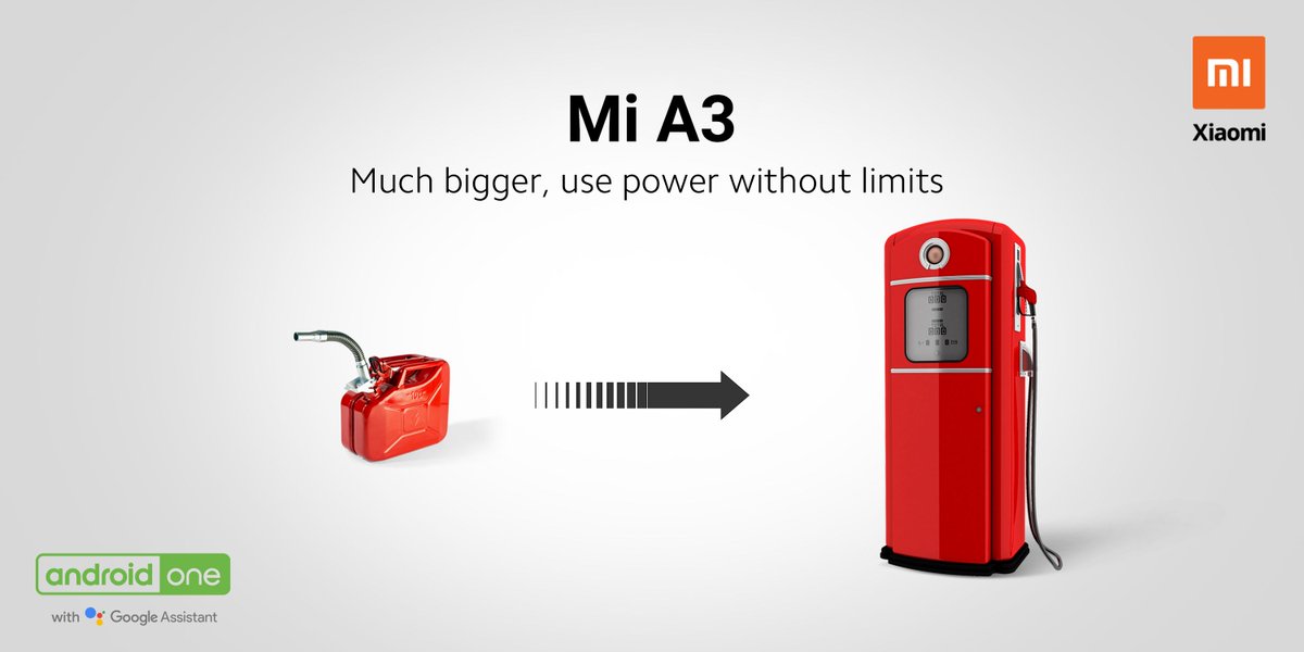 MiBangladesh's tweet photo. Do you think bigger is better when it comes to batteries? 

Reason 3 to upgrade to #MiA3:

#PhotosWithoutLimits  #PowerWithoutLimits https://t.co/1ReypIplZC