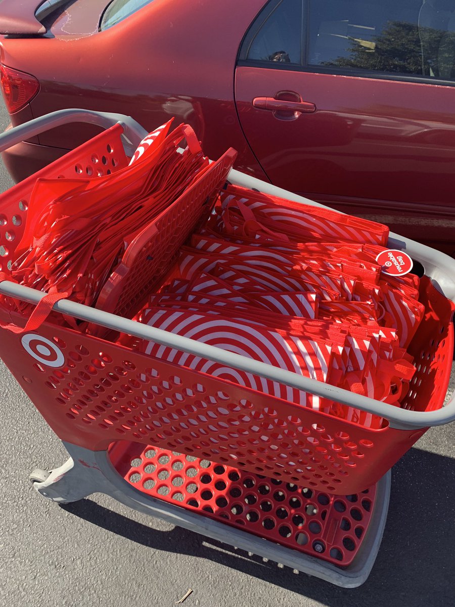 AdriLately's tweet image. I was that crazy lady who bought ALL the @Target reusable bags