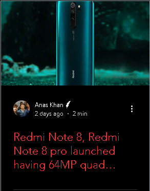 BoredProgramme1's tweet photo. Xiaomi redmi note 8 launched
#SaturdayMotivation 
#boredprogrammers
#technology
#Xiaomi 
#SaturdayMorning 

Visit our website to read full post
or visit this link :- https://t.co/aFp3nvYSb5 https://t.co/JAqumLjvcD