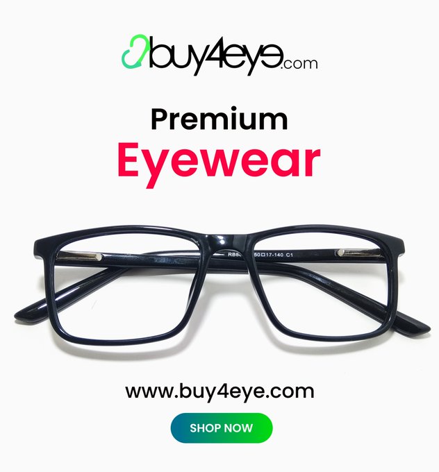 buy4eye's tweet photo. For all your eyewear needs, we have a single destination.
Visit https://t.co/y0rrDQKQ0T for premium quality eyewear.
Shop for frames and lenses at best prices.
#eyewear #sunglasses #glasses #fashion #eyeglasses #eyewearfashion #optical #frames #eyes #accessories #onlineshopping https://t.co/TuDJocNZHd