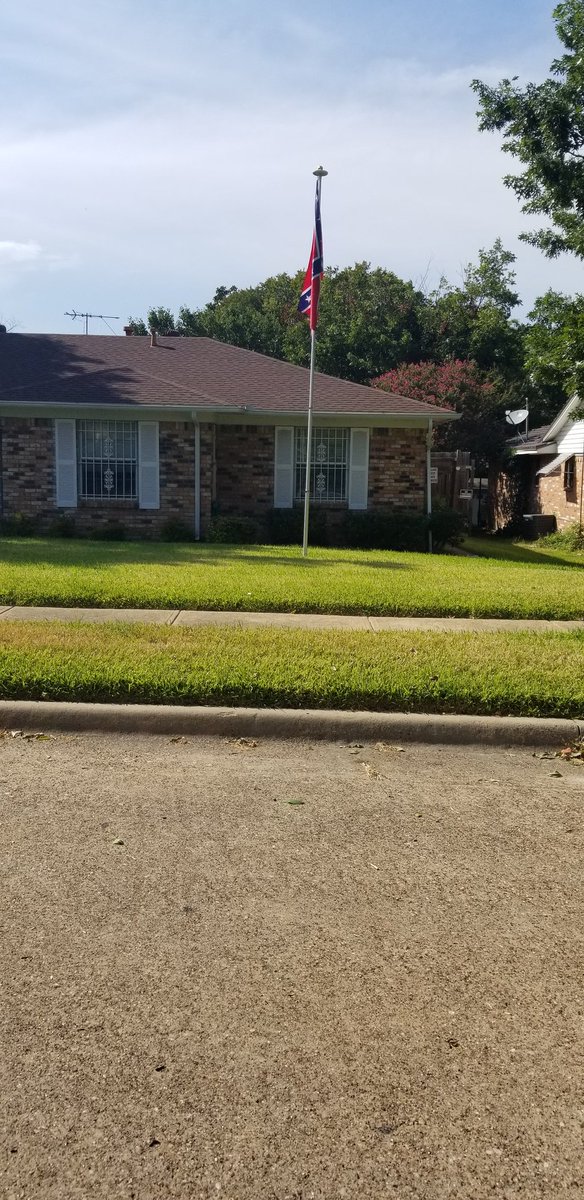 TMBAnderson's tweet photo. Day 5 Postcard Protest Campaign: Flying a treasonous flag is not patriotic. When did treason become okay? #NotMyFlag #PostcardProtest #Treason https://t.co/6wUYT775an