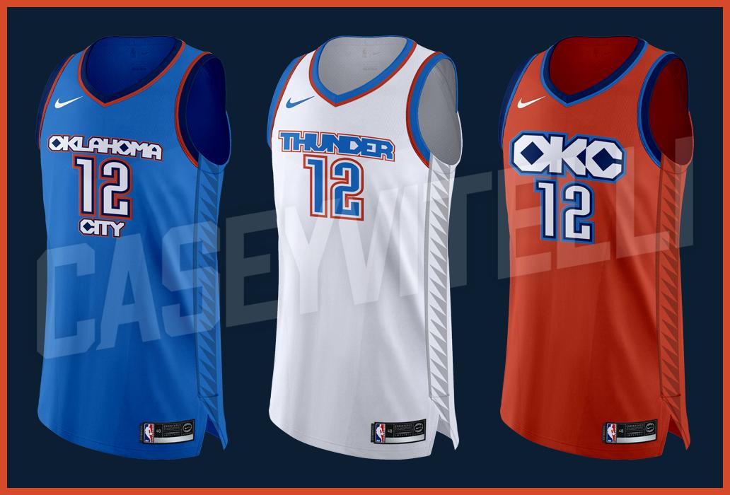 Casey Vitelli on X: Oklahoma City Thunder Concept - Earned