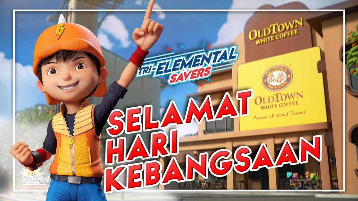 BoBoiBoy's tweet photo. Promosi paling jimat di Oldtown White Coffee‼ || 
👉https://t.co/1osrzLLHgK

Selamat Hari Kebangsaan ke-62 daripada Oldtown White Coffee dan #Monsta! #SayangiMalaysiaku 🇲🇾

#BoBoiBoyMovie2 #BBBM2 #BoBoiBoy #OldtownWhiteCoffee #OTWC https://t.co/ouzERAeZKE