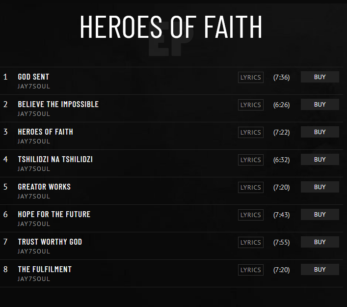 MovingSoundsSA's tweet photo. Let us bless you with a #DeepGospel #HouseMusic. Get yourselves a copy of #HeroesOfFaithEP by @jay7soul_rsa  for only R80 on our #MusicStore 👇👇👇
https://t.co/PR4F2flmnd https://t.co/1tGwmWGoe9
