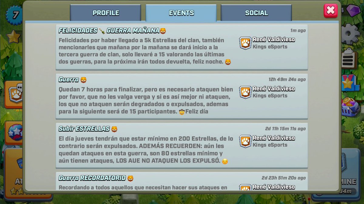 Hoy llegamos a 5k ESTRELLAS en #RushWars <a href="/RushWars/">Rush Wars</a> con la ayuda de todos y todas. ¡Sigamos así! <a href="/clasher_sv/">Frank Valdivieso</a> youtube.com/c/stormdash
