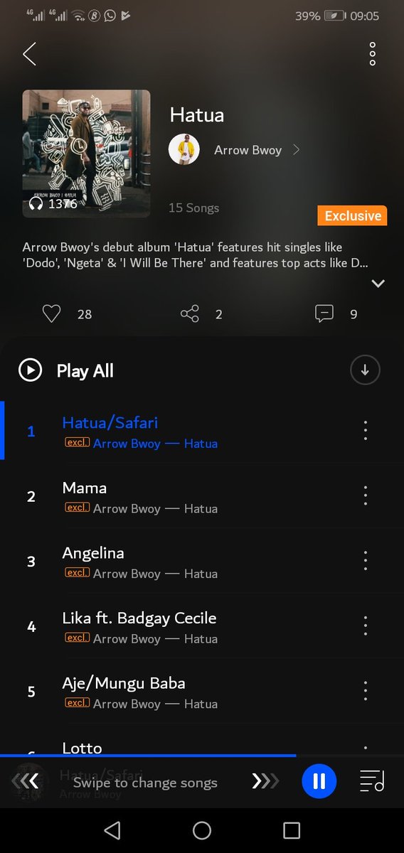 oburaoniala's tweet photo. #NowSampling the #HATUA Album by @ArrowBwoyKe #MluhyaWaBusia ๐ฅ๐ฅ๐ฅ https://t.co/Pd7IjXu2FR