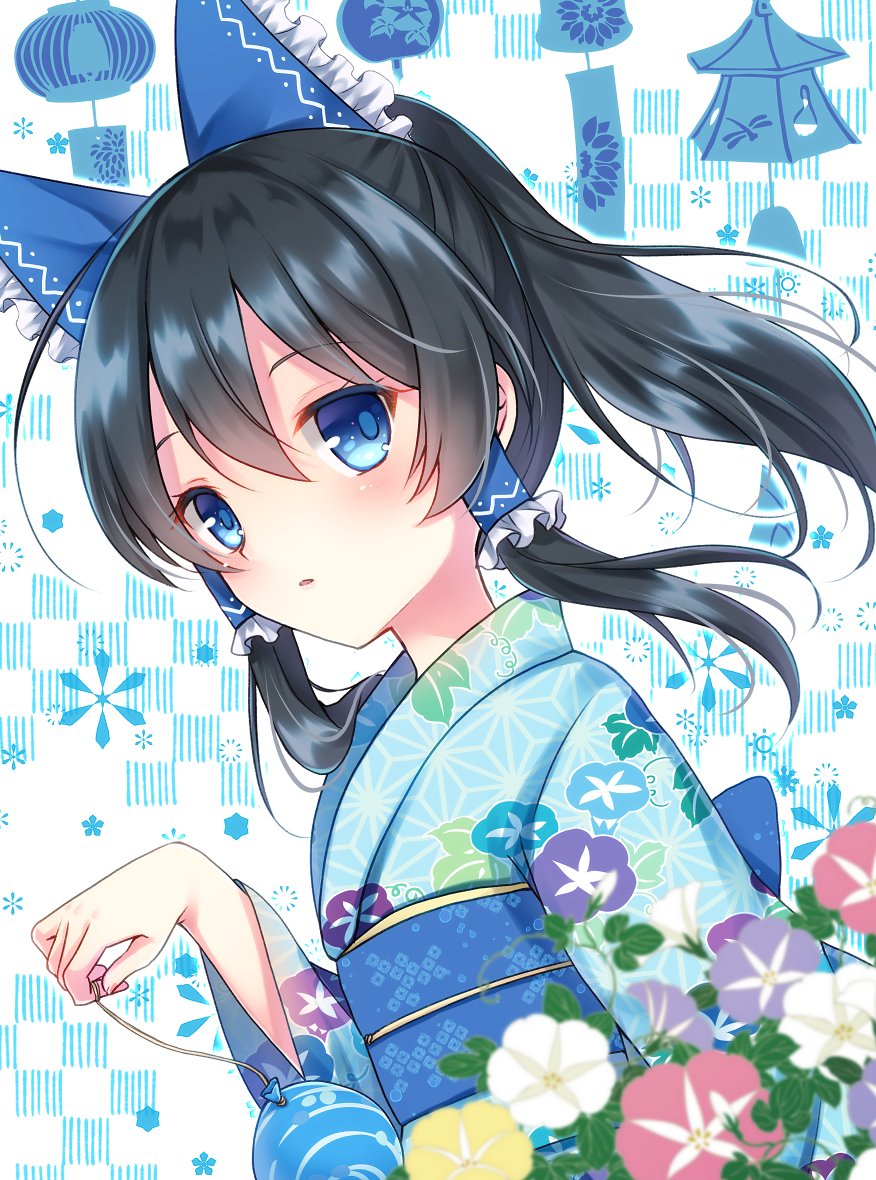 Uzivatel 七夜コウ Na Twitteru 夏の終わり 東方 博麗霊夢 青霊夢 T Co 8qf767m8vl