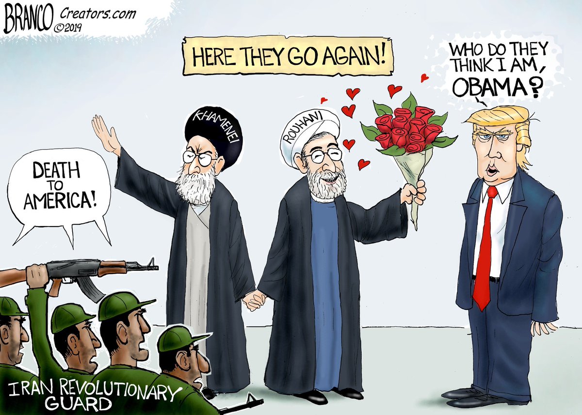 larryelder's tweet photo. There's a new sheriff in town. His name is President @realDonaldTrump.

#Iran
#ReligionOfPeace https://t.co/N9J3K3z86L