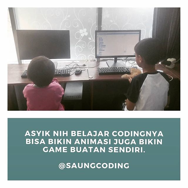 saungcoding's tweet image. Belajar coding yang asyik ya di Saung Coding. Bisa bikin animasi buatan sendiri, game buatan sendiri, gambar-gambar sendiri lebih asyik dech!
#belajarpemrogramanuntukanak #codinguntukanak #codingforkids #pemrogramanuntukanak ift.tt/2ZB9Dbe
