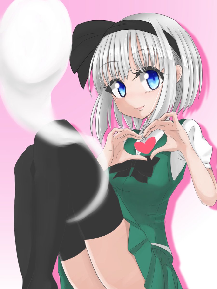 魂魄妖夢 ,半霊 「妖夢ちゃ描きました～❤ 」|KATEのイラスト