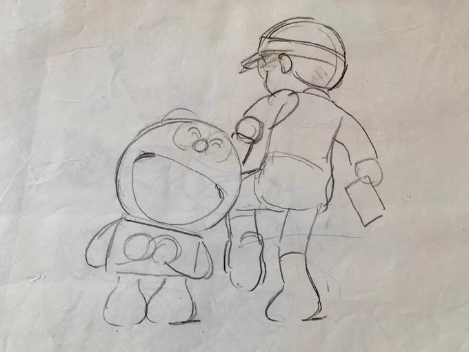 初原画の時は ベテランの方が半パートのレイアウトを切ってくれるシステム?になっていて 勉強になりました 