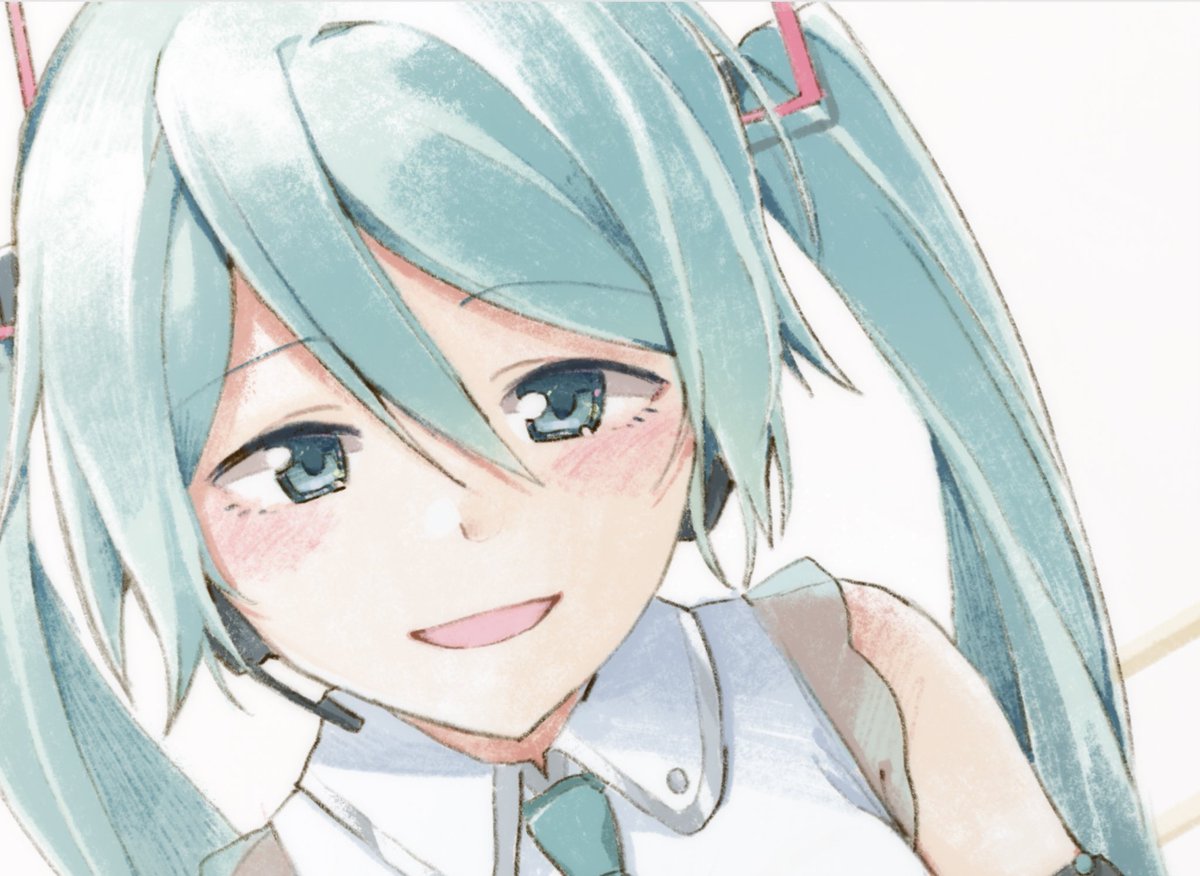 初音ミク「か、かわ、、、、、、
#初音ミク生誕祭2019 」|安夏（やすなつ）のイラスト