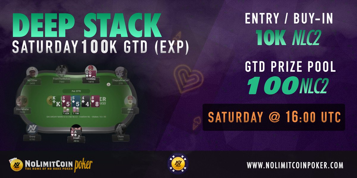 NoLimitCoin Poker tweet media