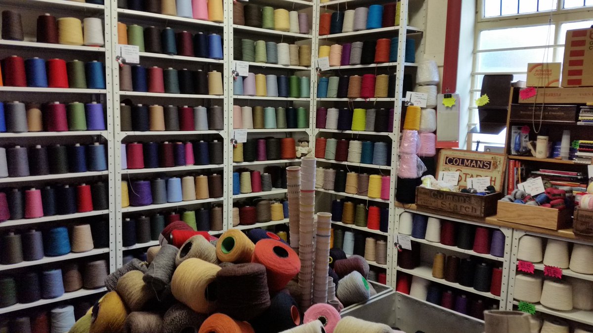 Back room of Mill Shop ready for Friday opening after Summer break. Just 4 days to get the front ready as well. Wish me luck!