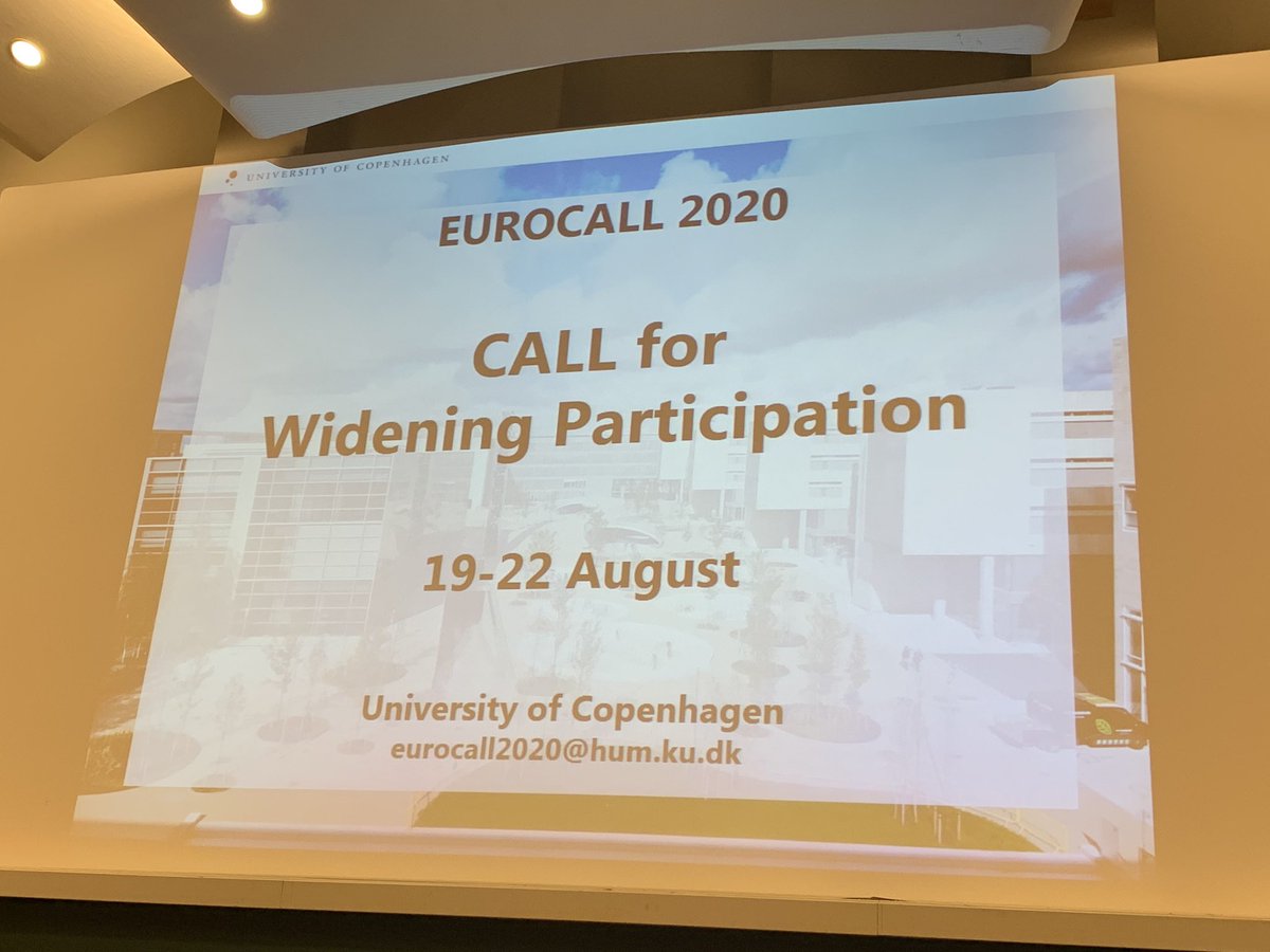 EUROCALL 2019 tweet media